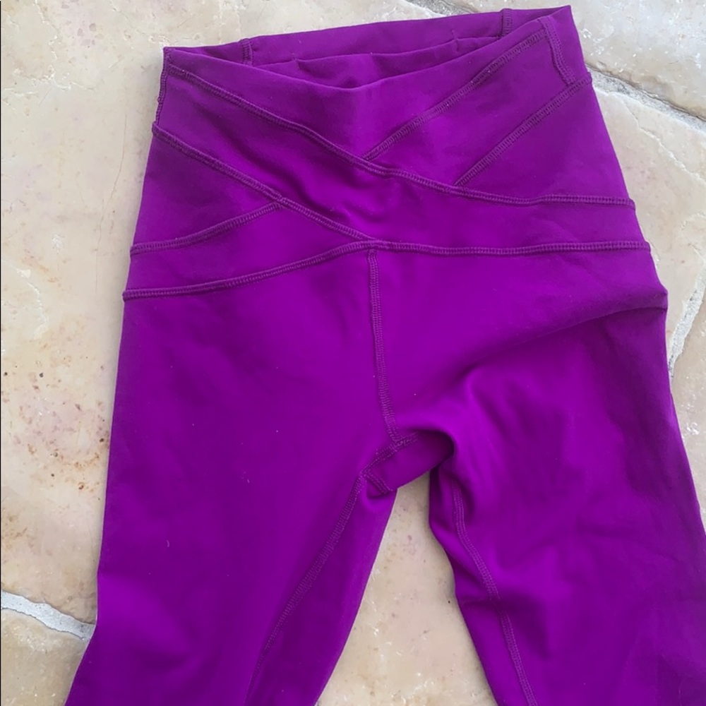 Cool Deep Purple Lululemon leggings